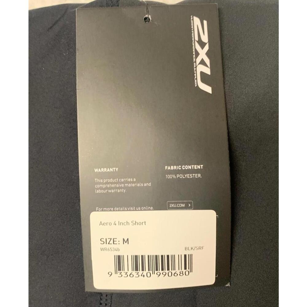2XU Women's Sz Medium Black Running Shorts W32 NWT - Picture 9 of 10